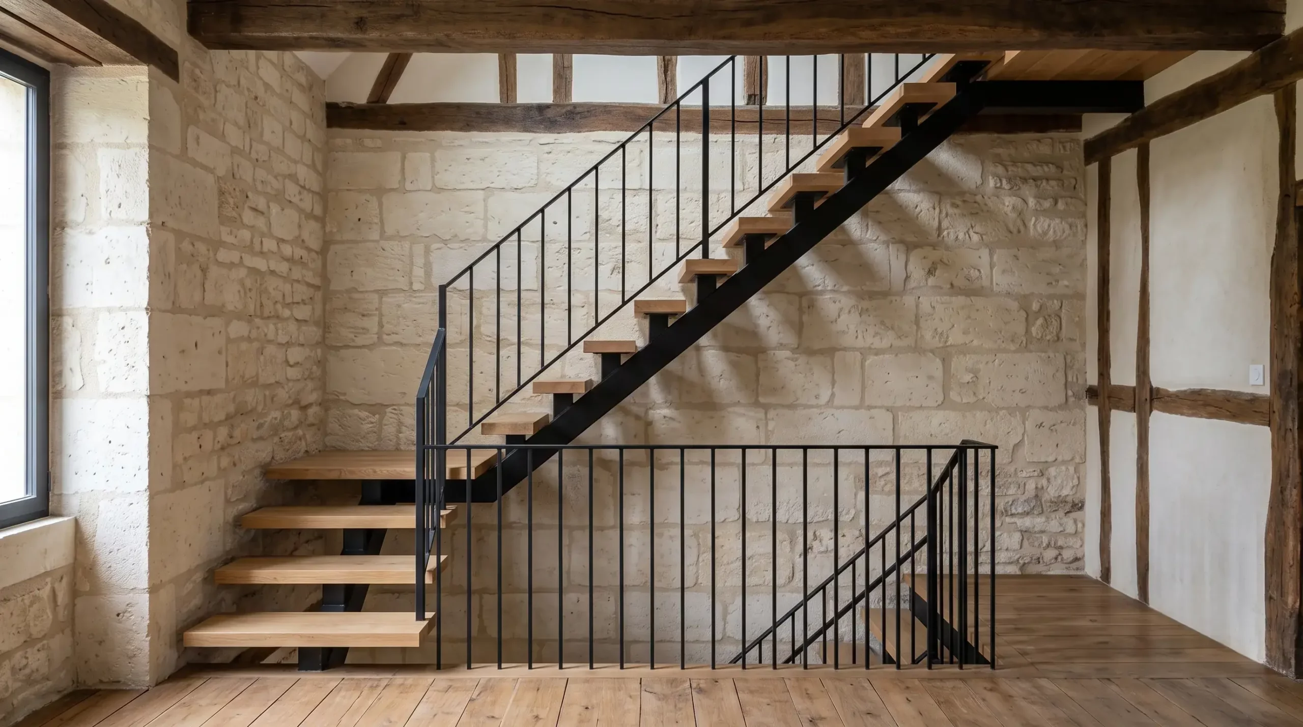 Peut-on modifier un escalier droit déjà fabriqué ?